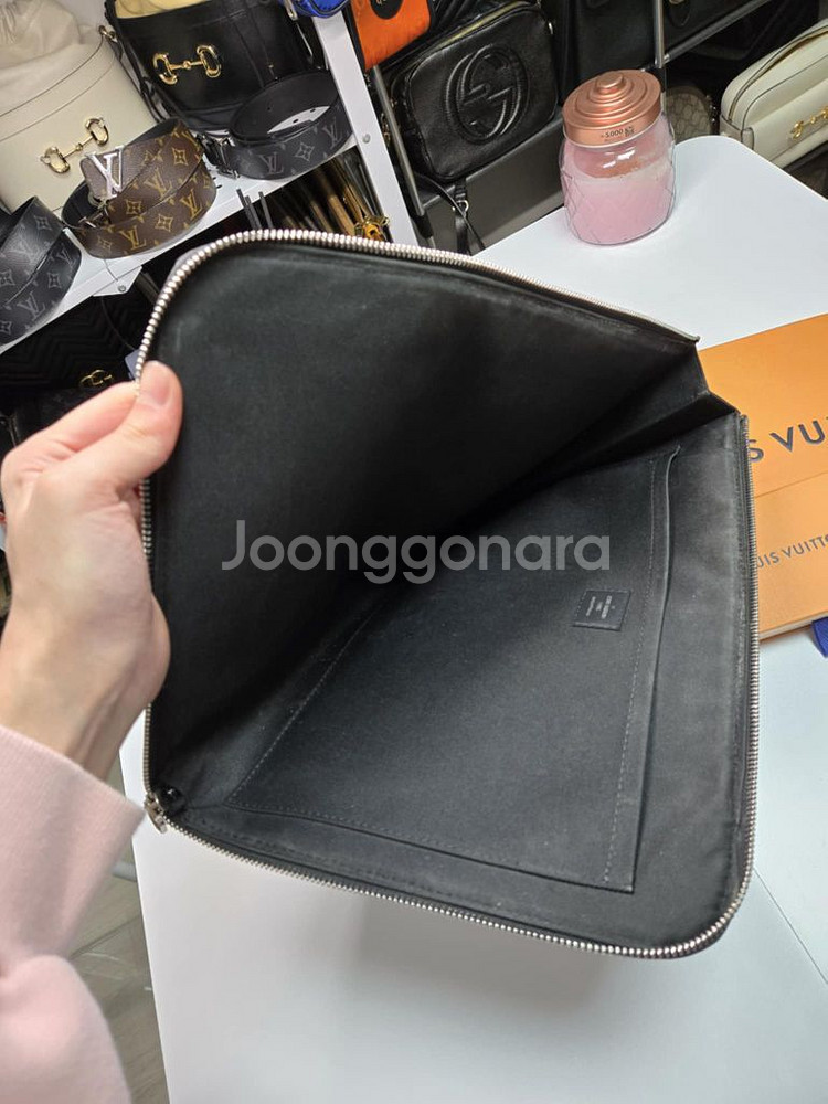 [정품]루이비통 다미에 클러치백--1