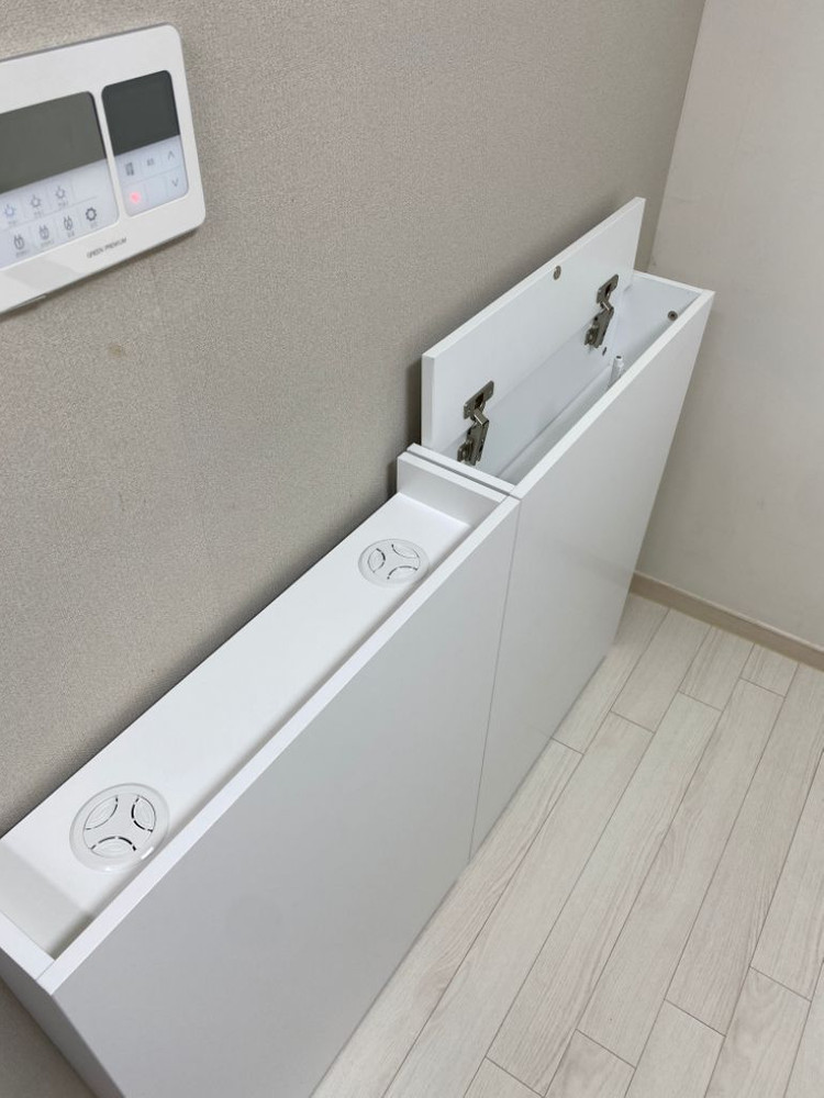 틈새선반 수납장 2개 + 주문제작 합판--3