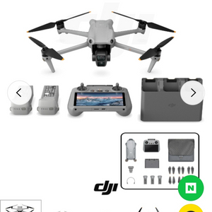 Dji 에어3삼.. 플라이모어콤보rc2