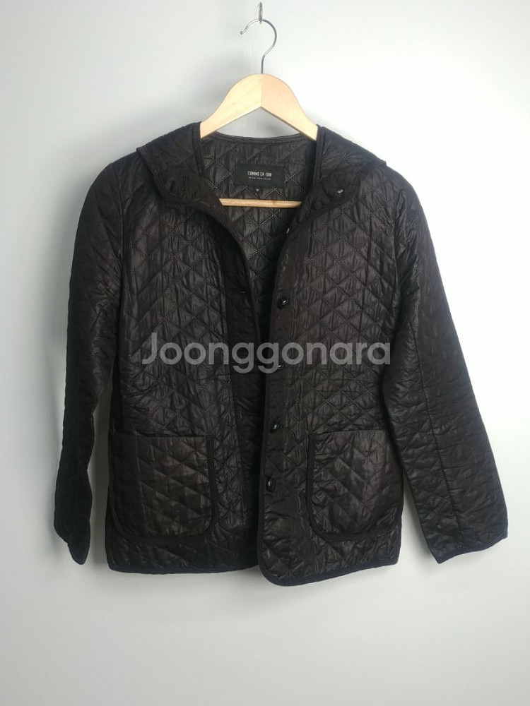 COMME CA ISM 여성 후드 퀼팅점퍼 (M)--2