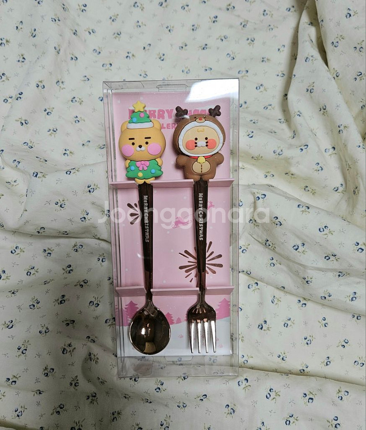라이언 춘식이 크리스마스 커트러리 세트 춘식이 포크--0