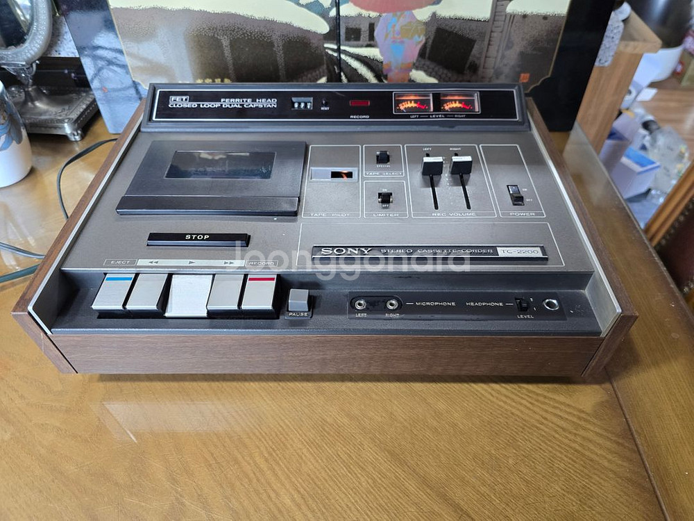 빈티지 소니 TC-2200 스테레오 카세트코더--1