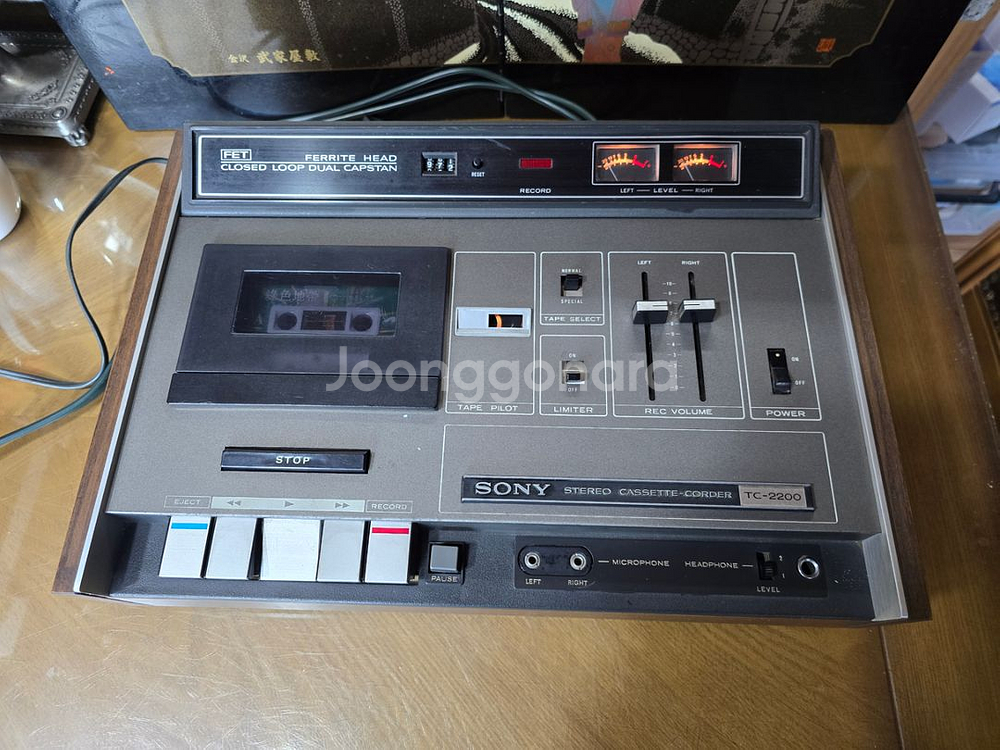빈티지 소니 TC-2200 스테레오 카세트코더--2
