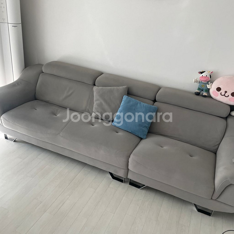[3만원에 가져가세요] 벨로아 고급 긴 소파--1