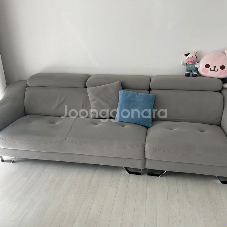 [3만원에 가져가세요] 벨로아 고급 긴 소파--2