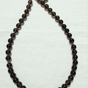 핸드메이드 AA+ 스모키쿼츠 목걸이 (연수정)-8mm