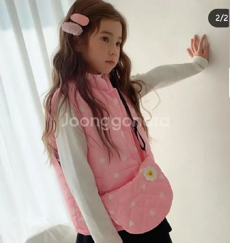 새상품)베베테일러 리버시블 패딩 베스트 (120)--4