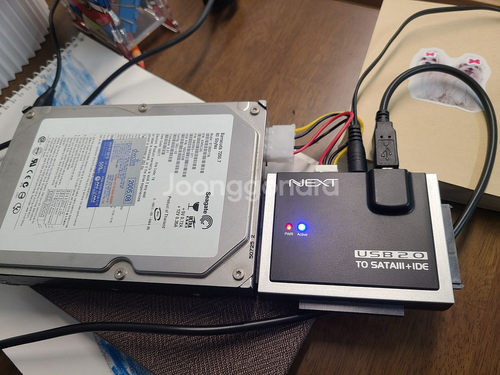 넥스트유 USB2.0 to SATA IDE 컨트롤러 N--4