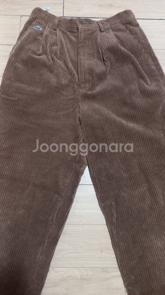 라코스테 정품 여성 골덴바지 허리24--1