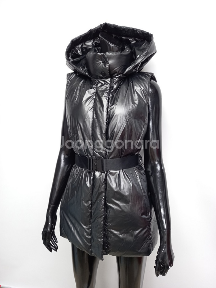 테일러메이드 후드 벨티드 구스다운 패딩베스트 66--2