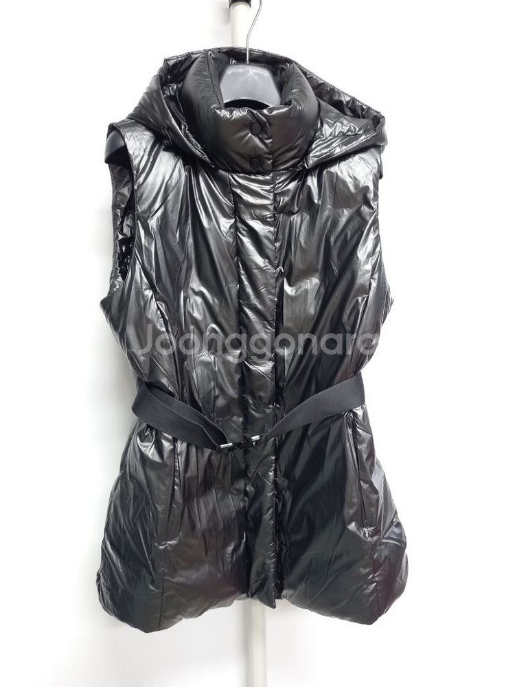 테일러메이드 후드 벨티드 구스다운 패딩베스트 66--6