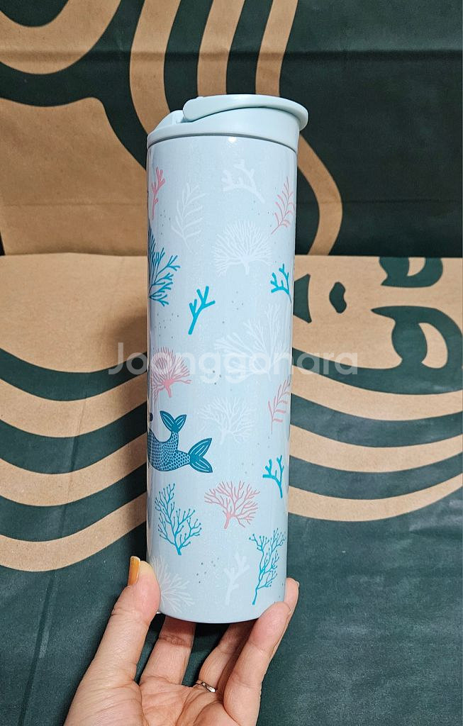 새상품>스타벅스 SS 애니버서리 윌슨 텀블러 473ml--4