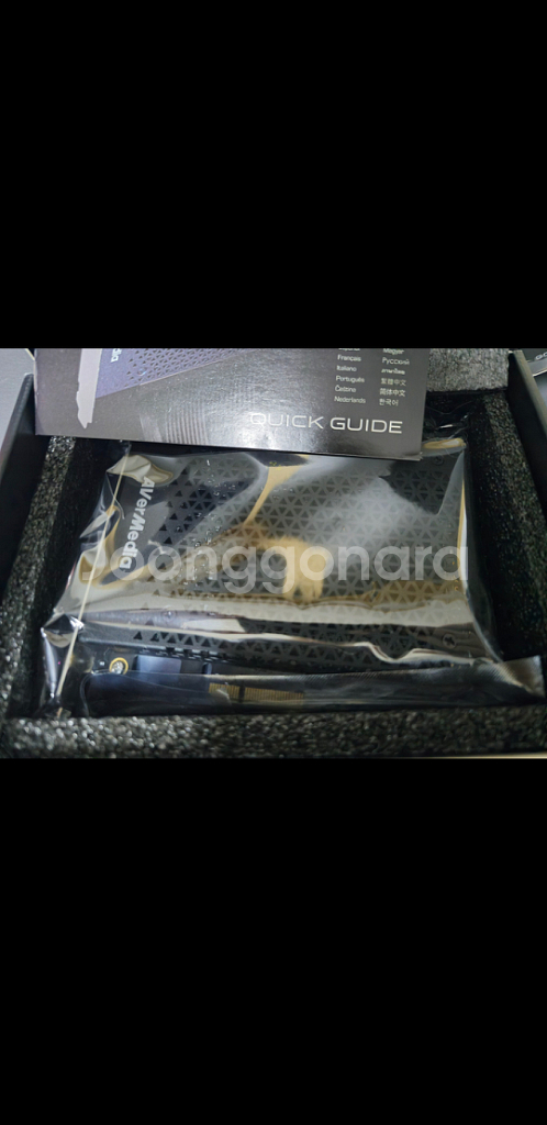 에버미디어 gc573 라이브 게이머 4k 캡처보드 판매--1