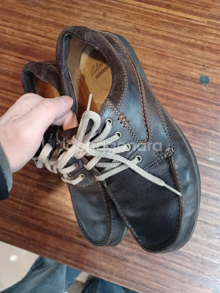 클락스 가죽 캐주얼화 브라운 260--7