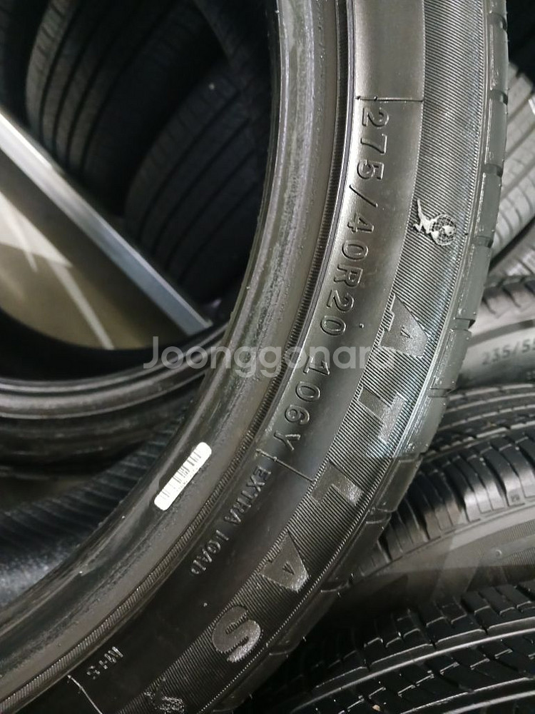 2754020중고타이어2개275 40 20타이어--2