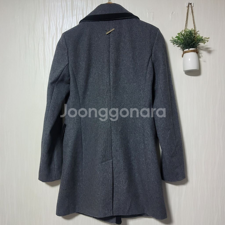 명품 알마니 익스체인지 여성 고급 모직 코트 자켓--2