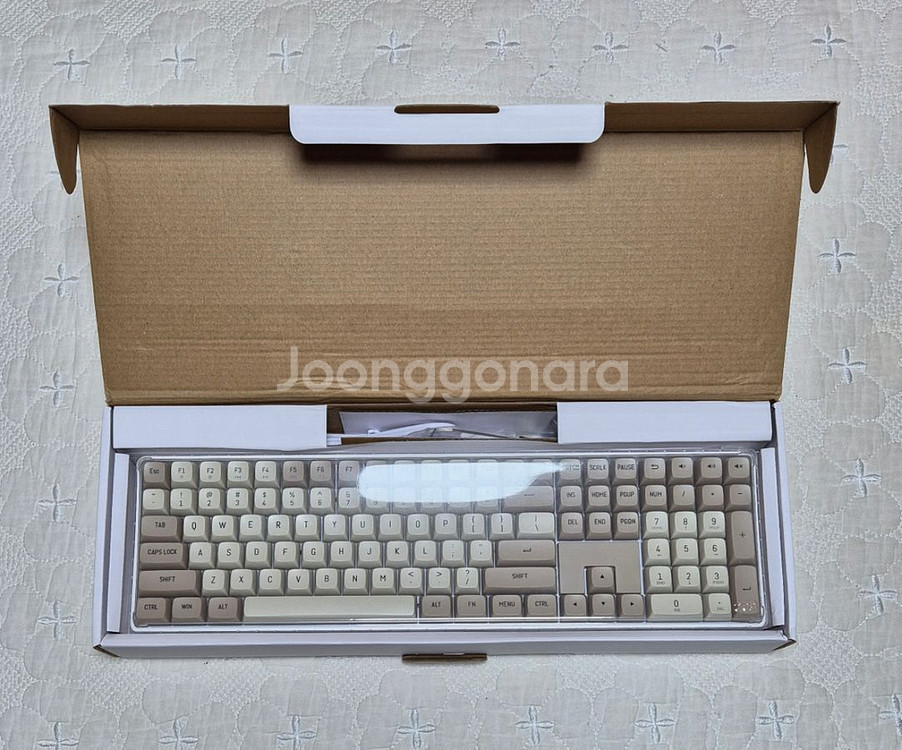 aigo a108 기계식 무선 키보드 황축 다크플래시--1