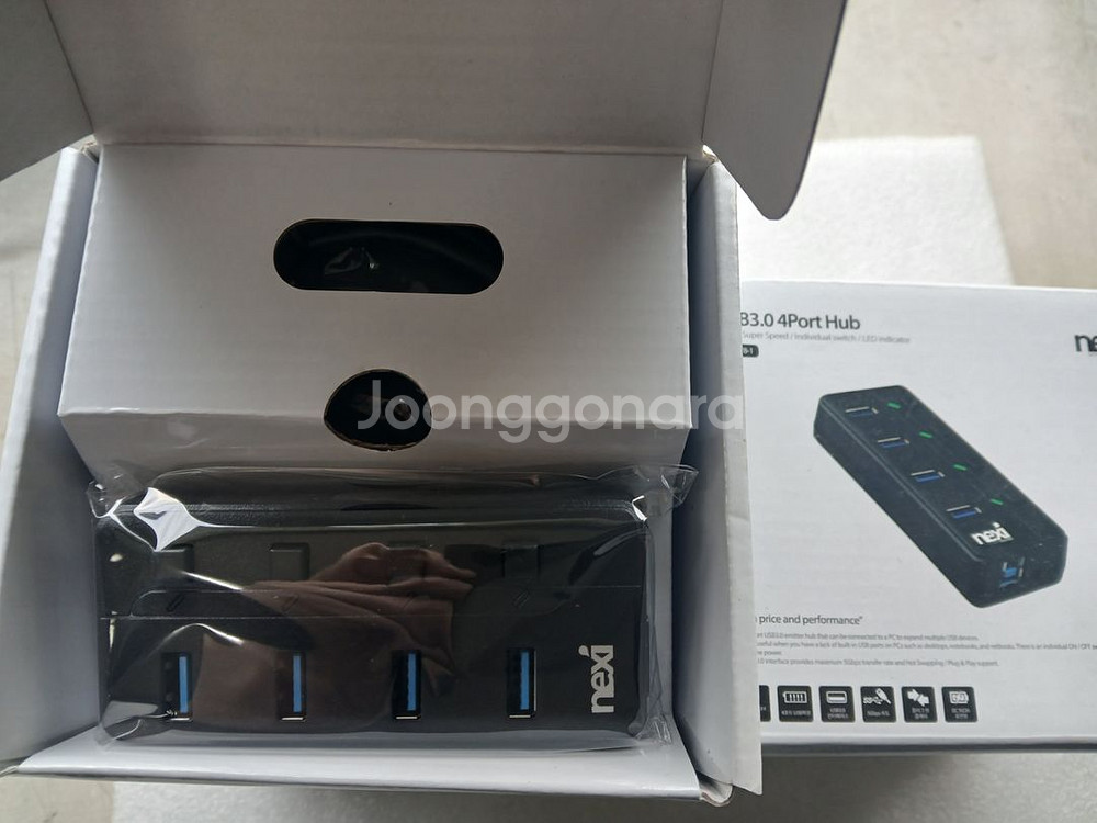 NEXI NX-3004RP USB3.0 4포트 허브--1