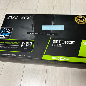 [풀박스] 갤럭시 지포스 GTX 1650 super 팝