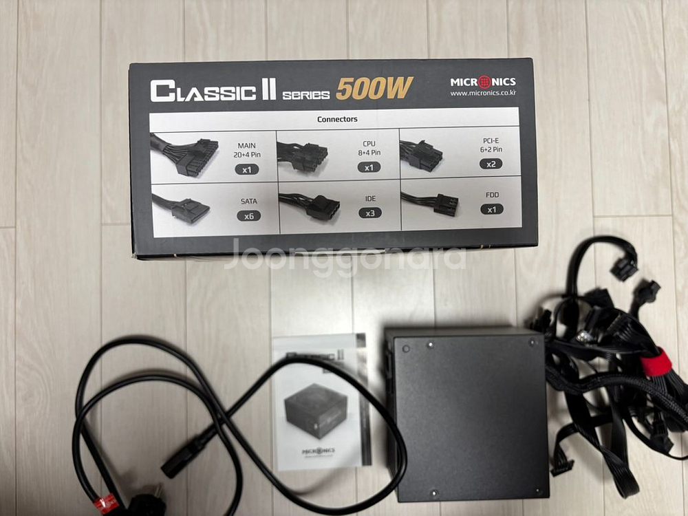 마이크로닉스 클래식2 500W 80PLUS 풀박스--2