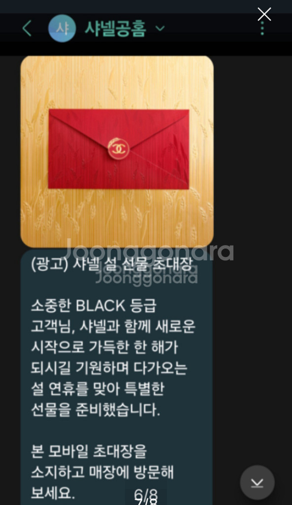 새제품)샤넬 헤어슈슈 머리끈 곱창끈--6
