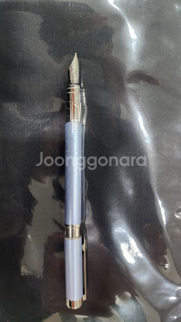 워터맨 퍼스펙티브데코블루만년필+뉴헤미스피어 스텐금장볼펜--2