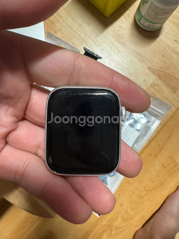 애플워치se2 gps 44mm 실버 배터리 100--2