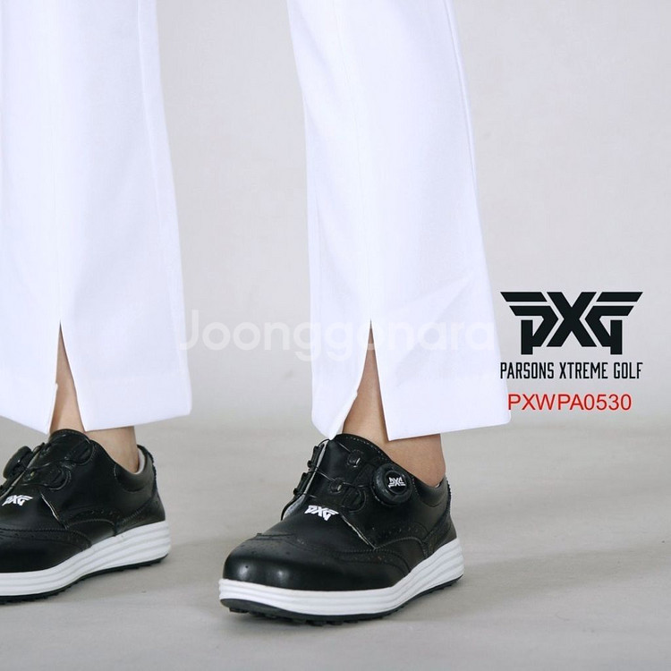 PXG 여성골프 앞트임 부츠컷 스판 팬츠--9