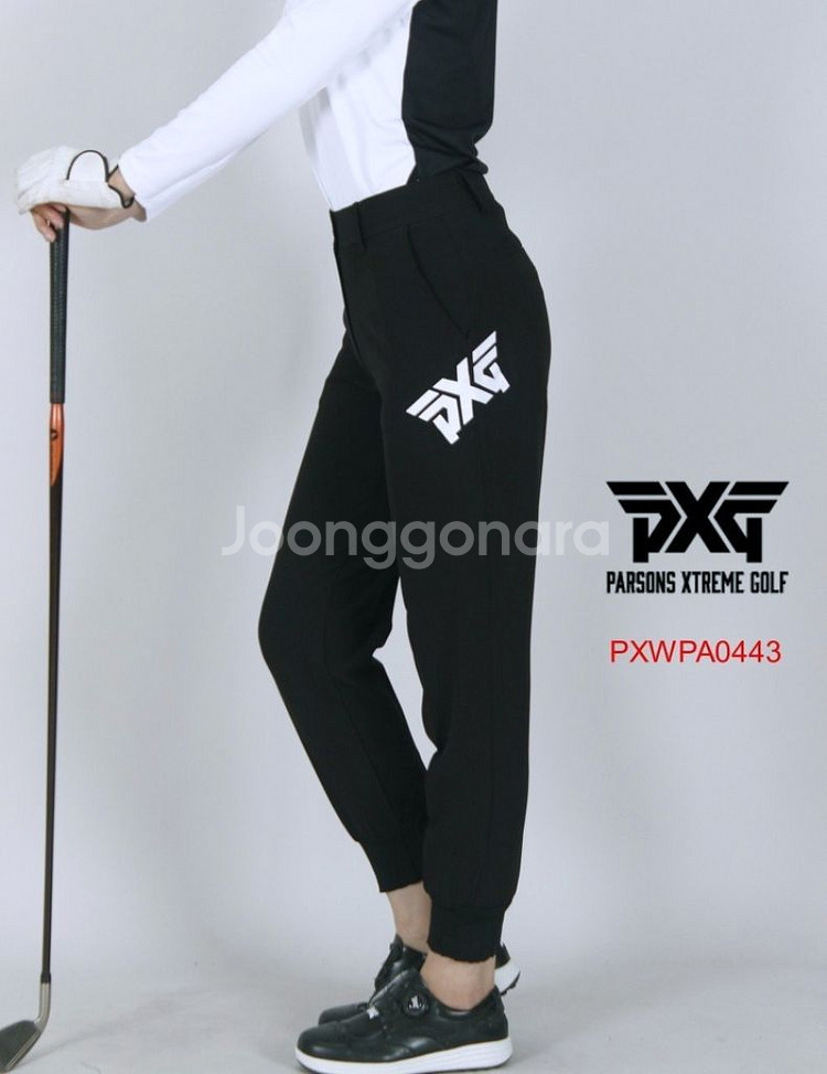 PXG 여성골프 빅로고 조거팬츠--0