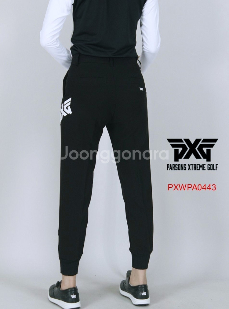 PXG 여성골프 빅로고 조거팬츠--5