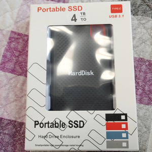 완전 초 대용량 4TB ssd 휴대용 하드 디스크