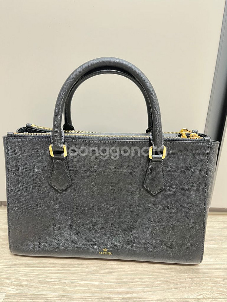 제이에스티나 블랙 토트백 가방 핸드백--1