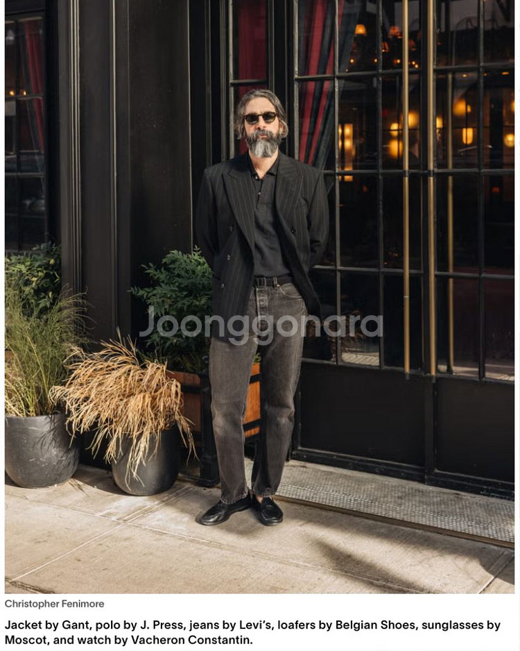 간트(GANT) 아론 르빈 더블 브레스트 블레이저 XL--4