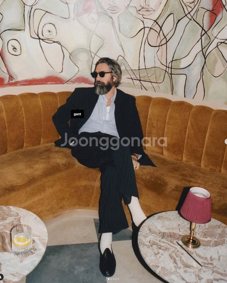 간트(GANT) 아론 르빈 더블 브레스트 블레이저 XL--3