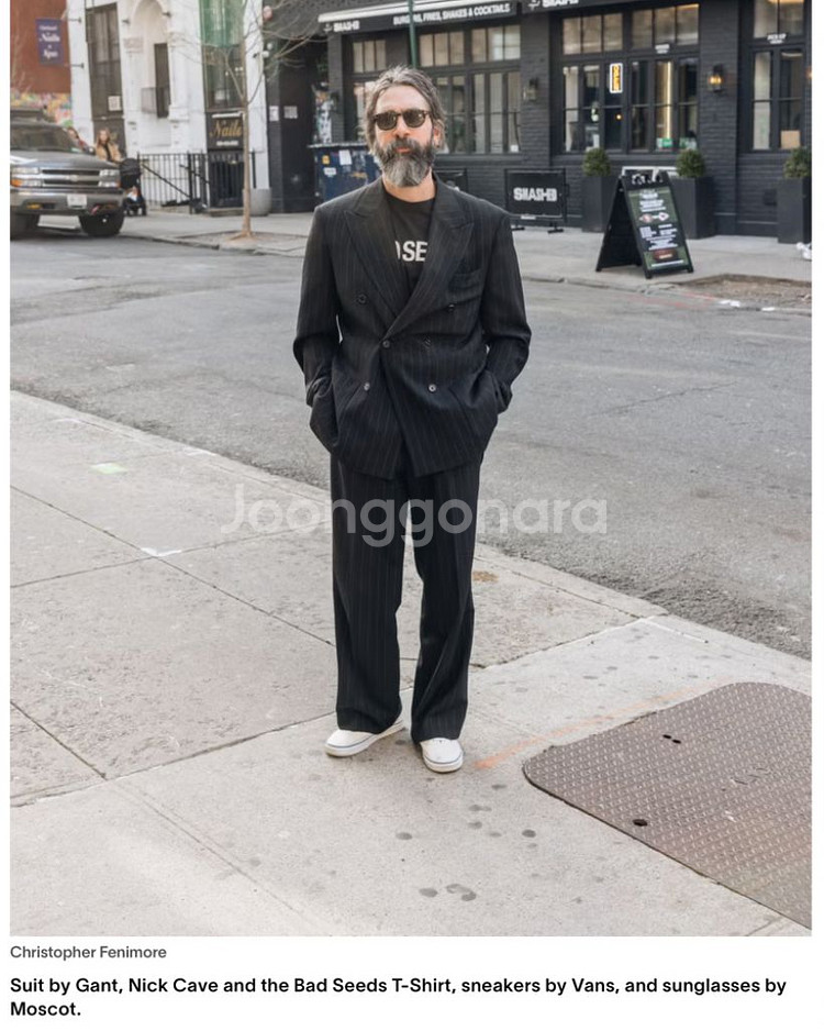 간트(GANT) 아론 르빈 더블 브레스트 블레이저 XL--5