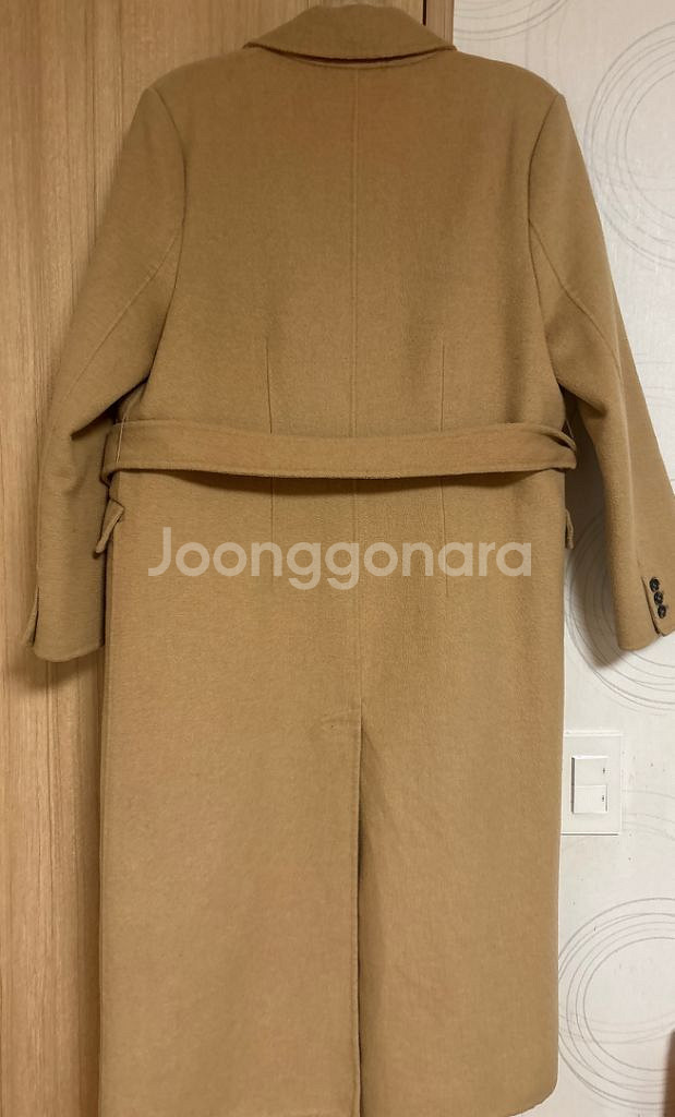 캐시미어 핸드메이드 울코트 더블버튼 코트 자켓 무스탕--2