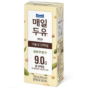 매일유업 매일두유 99.9% 190ml 48팩