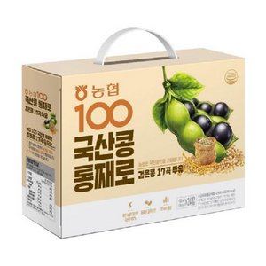 농협 100% 국산콩두유 검은콩17곡 190ml 24팩