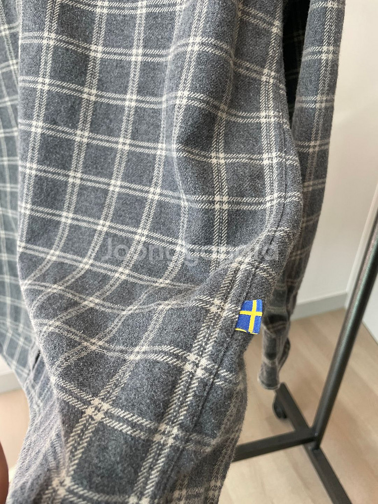 (L) Fjallraven 피엘라벤 플란넬 체크셔츠--2