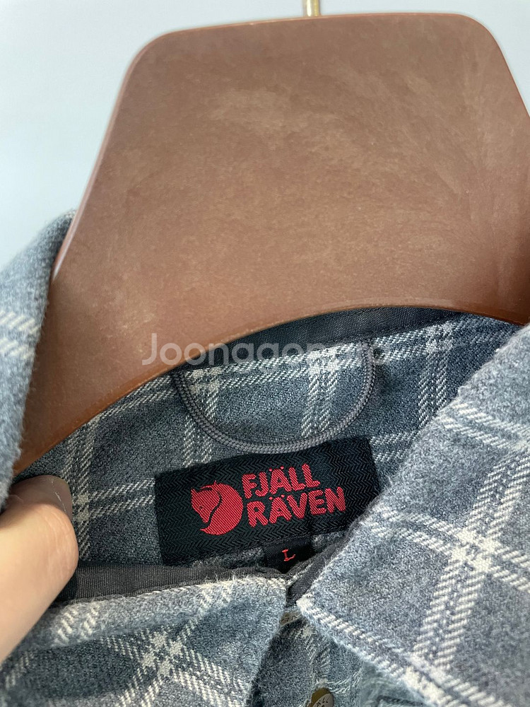 (L) Fjallraven 피엘라벤 플란넬 체크셔츠--5