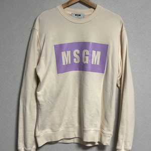 MSGM 스펠 로고 맨투맨