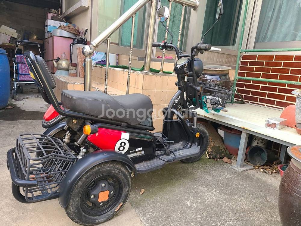 (상태최상) 2인승 삼륜전동스쿠터 1000W--1