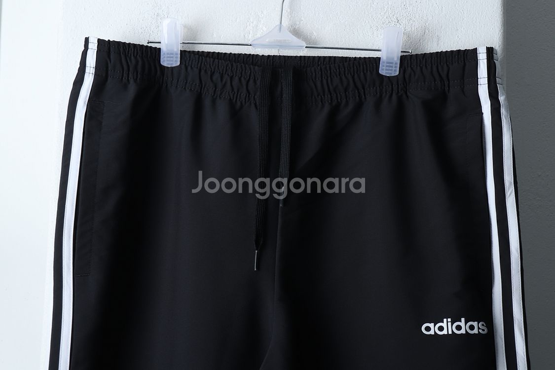 (XL) 아디다스 트레이닝복 바지 블랙 조거 올드스쿨--2