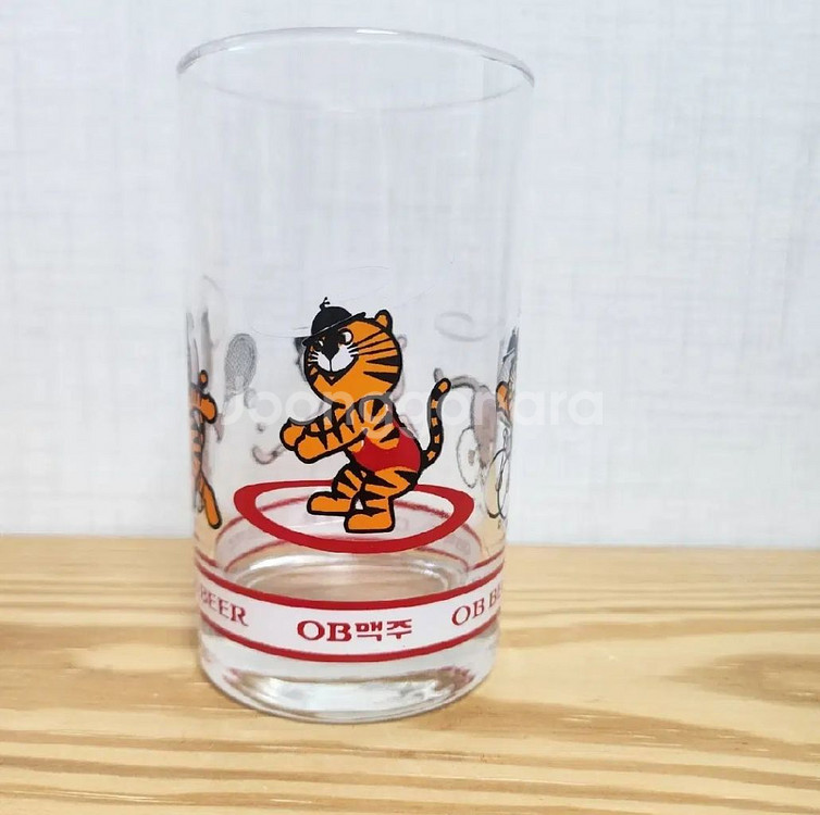 [빈티지그릇] 88올림픽 호돌이 오비맥주 빈티지컵--1