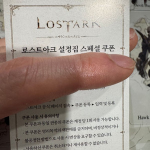 로스트아크 설정집 쿠폰 팔아요