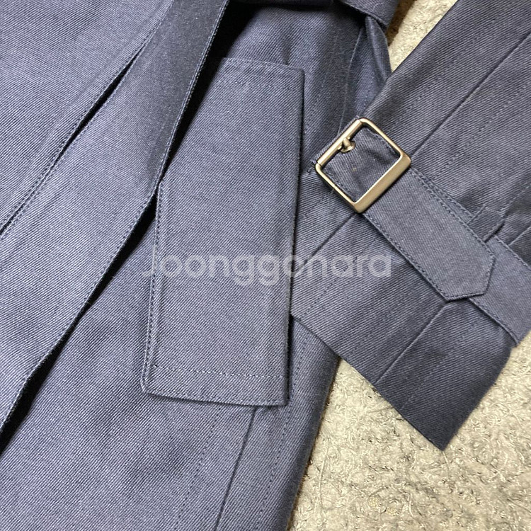 랑방컬렉션 벨티드 트렌치 코트--4