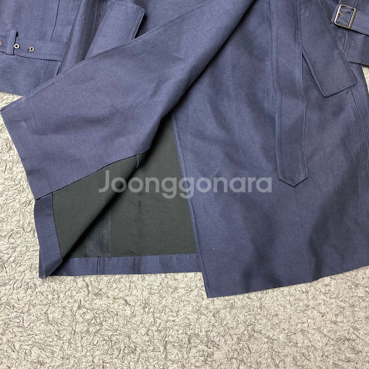 랑방컬렉션 벨티드 트렌치 코트--7