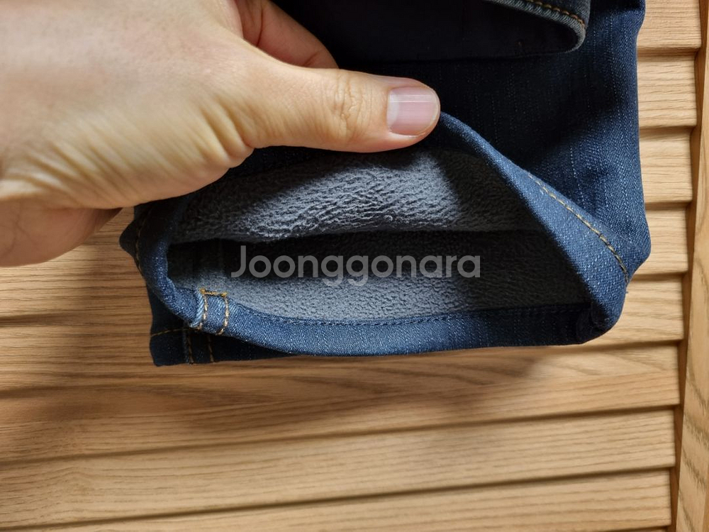 뱅뱅 기모 청바지 2벌(블랙, 블루) 일괄 판매합니다--1