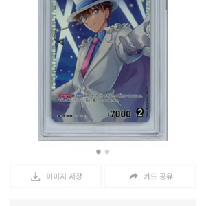 TCG코난 카드 SR 괴도키드 BRG 10 국내 1장!