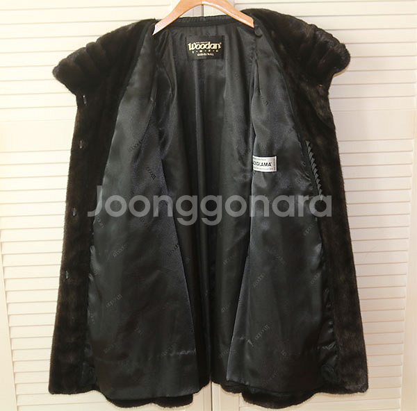 우단모피 밍크코트--3